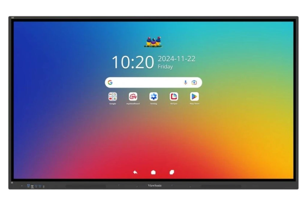 ViewSonic IFP6534 34 Android 14, EDLA, 65", Touch Point Windows: 40, Android: 20, EDLA: 20 Android 14 Certified ViewBoard 65” 4K Interactive Display - Image 1