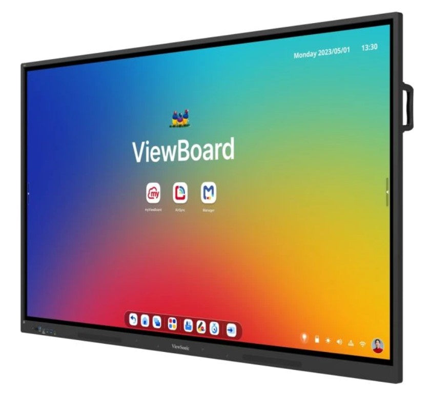 ViewSonic ViewBoard IFP7534 EDLA Certified ViewBoard 75” 4K Interactive Display, 20% better power efficiency, Android 14 Quad-core CPU & microSD port - Image 4