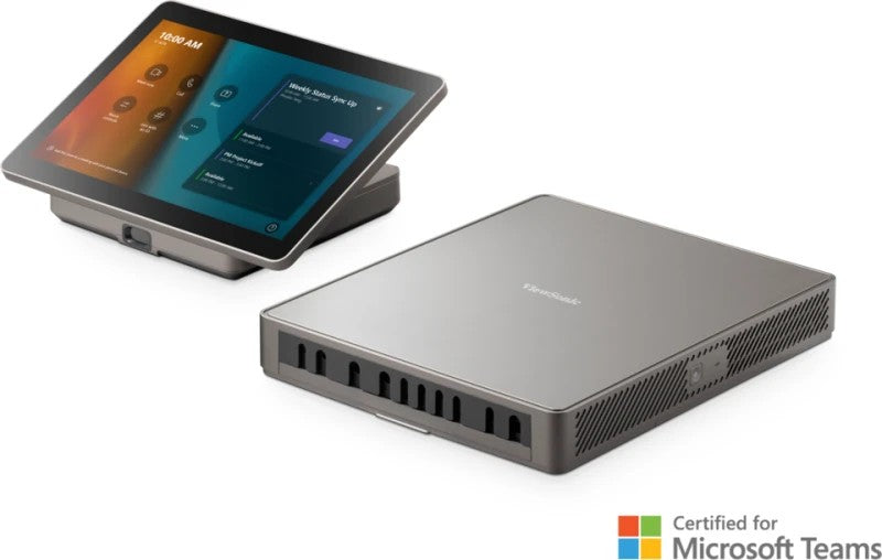 Viewsonic Small and Medium Room MTR. Bundle for Microsoft Teams Rooms includes computing engine MPC310-W31-TU and touch console MRC1010-TN - Image 1