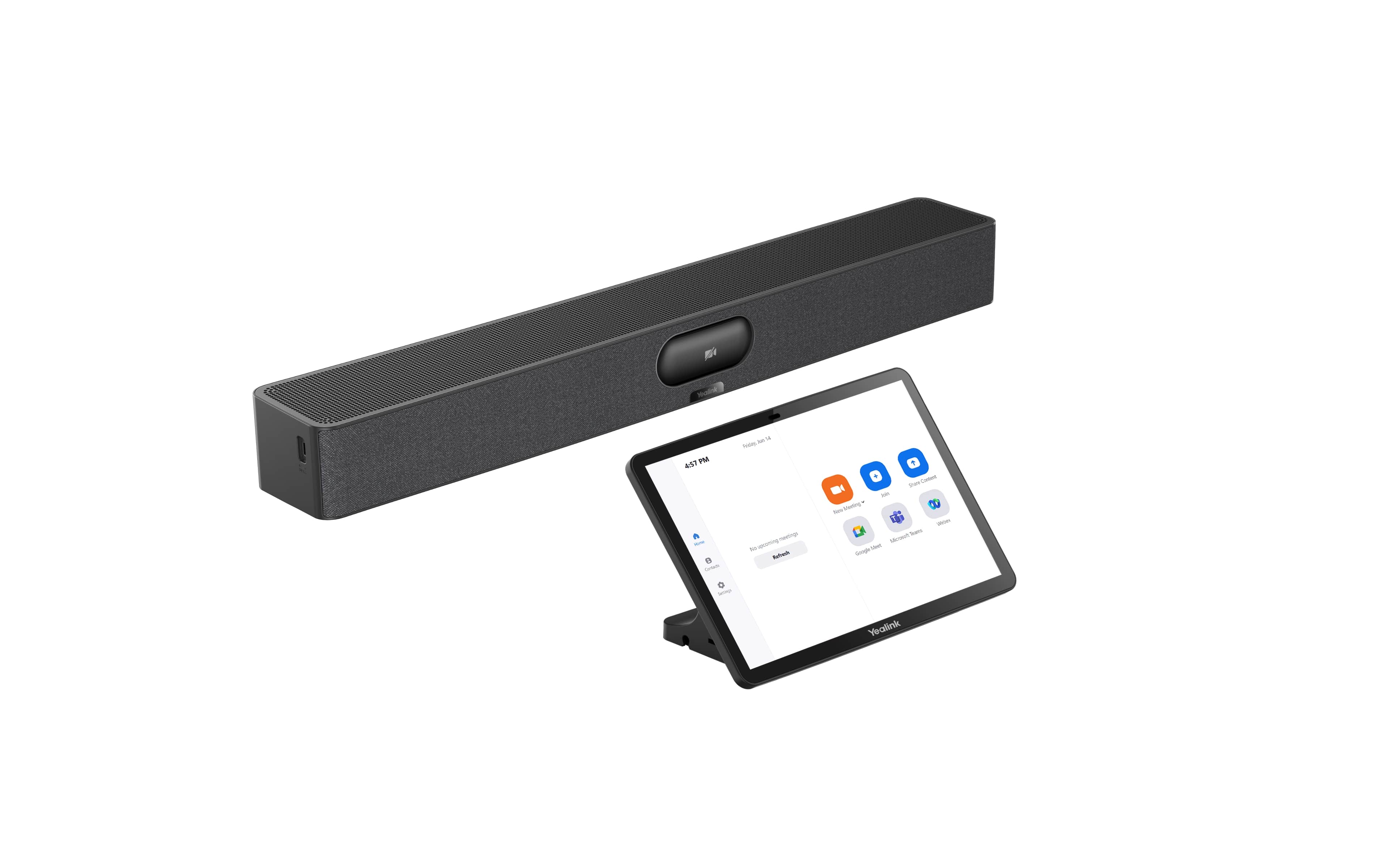 Yealink Meeting Bar A25-031, Microsoft Teams & Zoom Rooms on Android,151° Triple-lens System,Noise-free,AI-powered,One-cable Solution, Includes CTP25 - Image 3