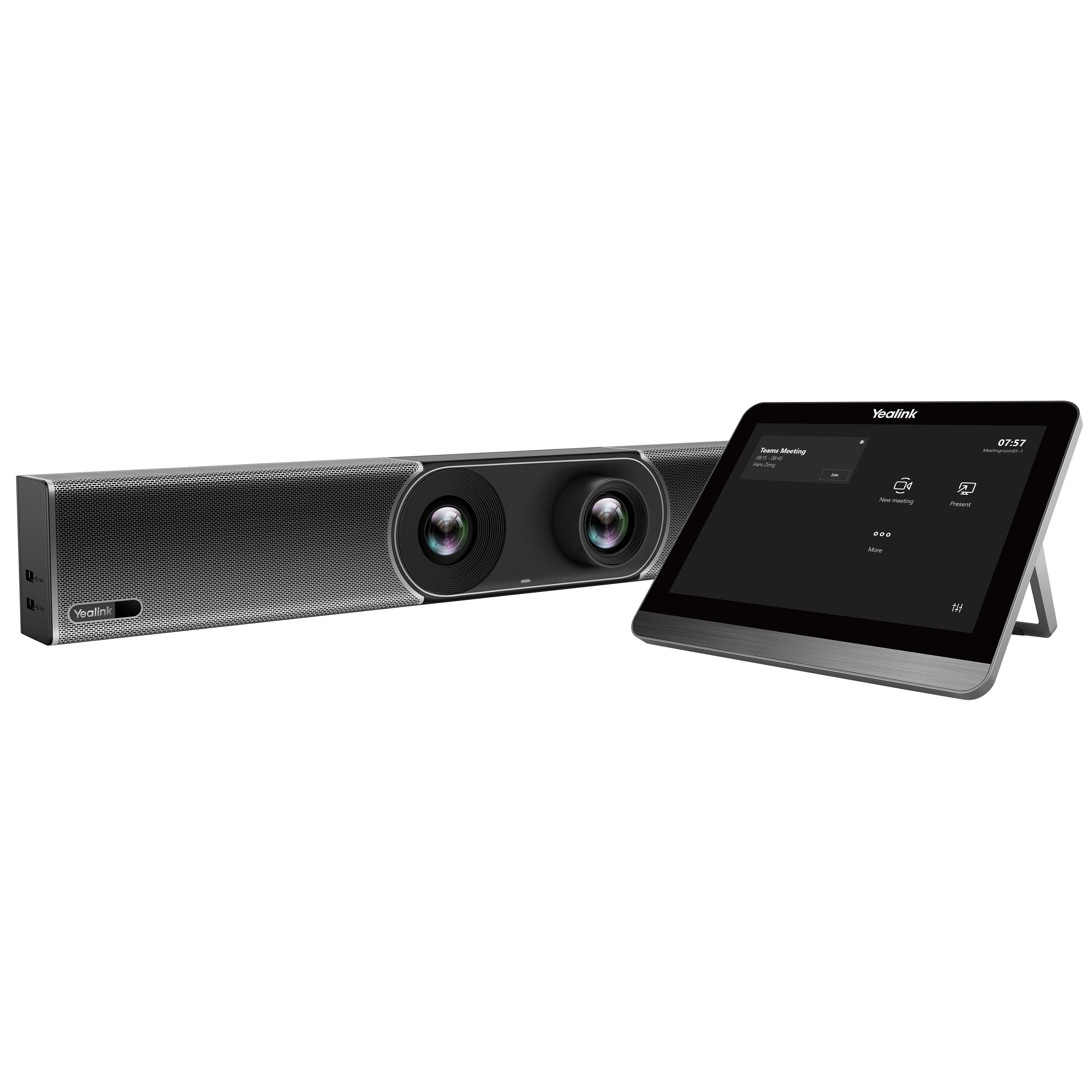 Yealink MeetingBar A30 Microsoft Teams and Zoom Rooms on Android, Medium Room, 10-15 people, CTP18 Touch Panel, Two 4K Cameras, Auto Framing - Image 5