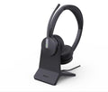 Yealink BH70 Bluetooth Wireless Dual Headset with Stand Teams USB-C/A, 3 mic noise cancellation Talk time up to 35h BT51 C Dongle with Type A Adapter - Image 1