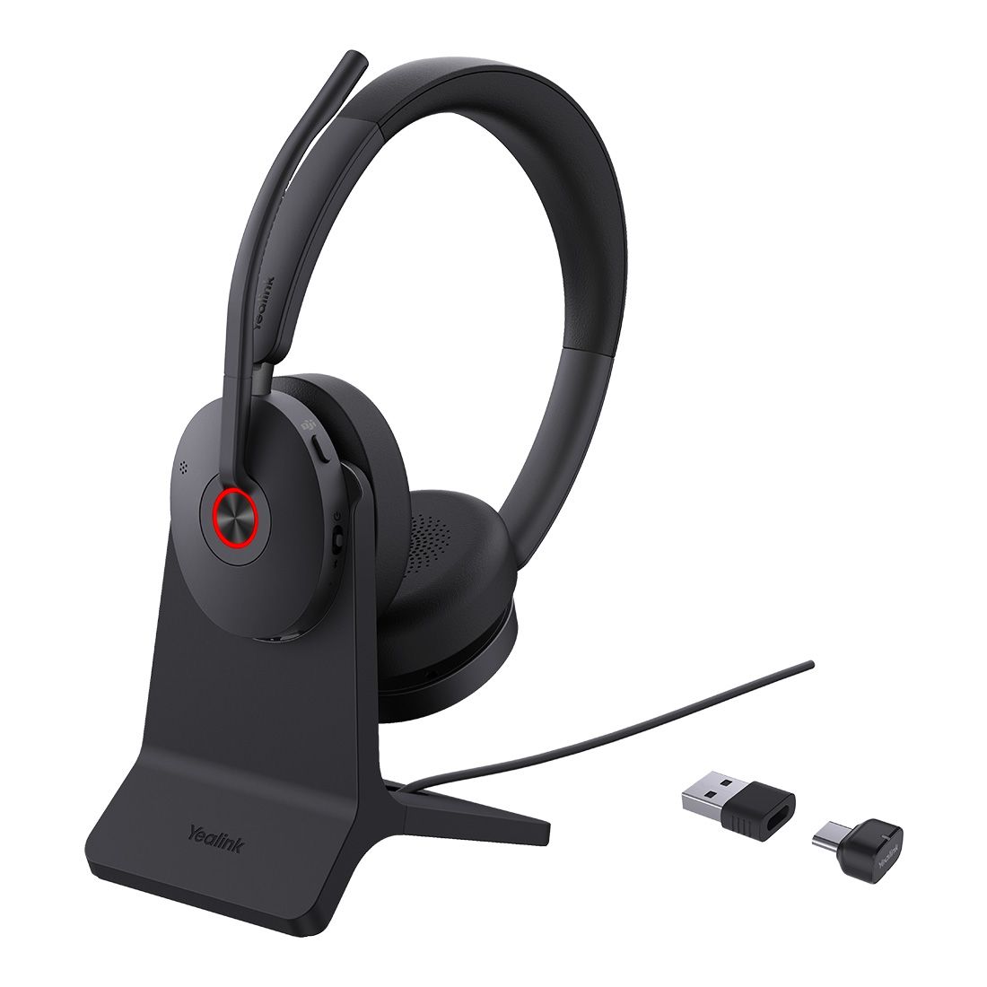 Yealink BH74 with Stand Teams USB-C/A Bluetooth Headset, Active Noise Cancellation, Acoustic Shield, Wireless range 50 m, talk time of up to 32 hours - Image 5