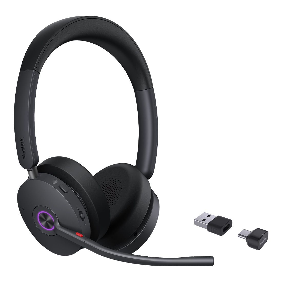 Yealink BH74 Teams USB-C/A Bluetooth Headset, Active Noise Cancellation,  6 mic, Acoustic Shield, Wireless range 50 m, talk time of up to 32 hours - Image 1
