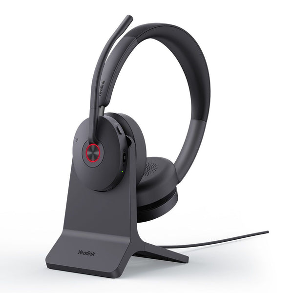 Yealink BH74 with Stand UC USB-C/A Bluetooth Headset, Active Noise Cancellation, Acoustic Shield, Wireless range 50 m, talk time of up to 32 hours