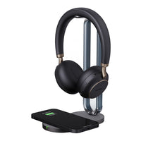 Yealink BH76 Plus with Charging Stand Teams Black USB-C/A Bluetooth Stereo Headset, 5Mic Beamforming Noise Cancellation Talk time up to 35h - Image 1