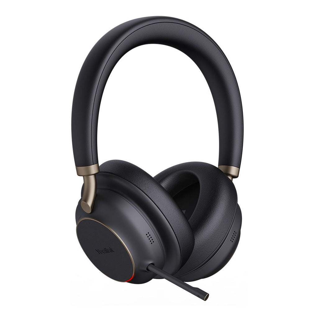 Yealink BH76 Plus with Charging Stand UC Black USB-C/A Bluetooth Stereo Headset, 5Mic Beamforming Noise Cancellation Talk time up to 35h - Image 1