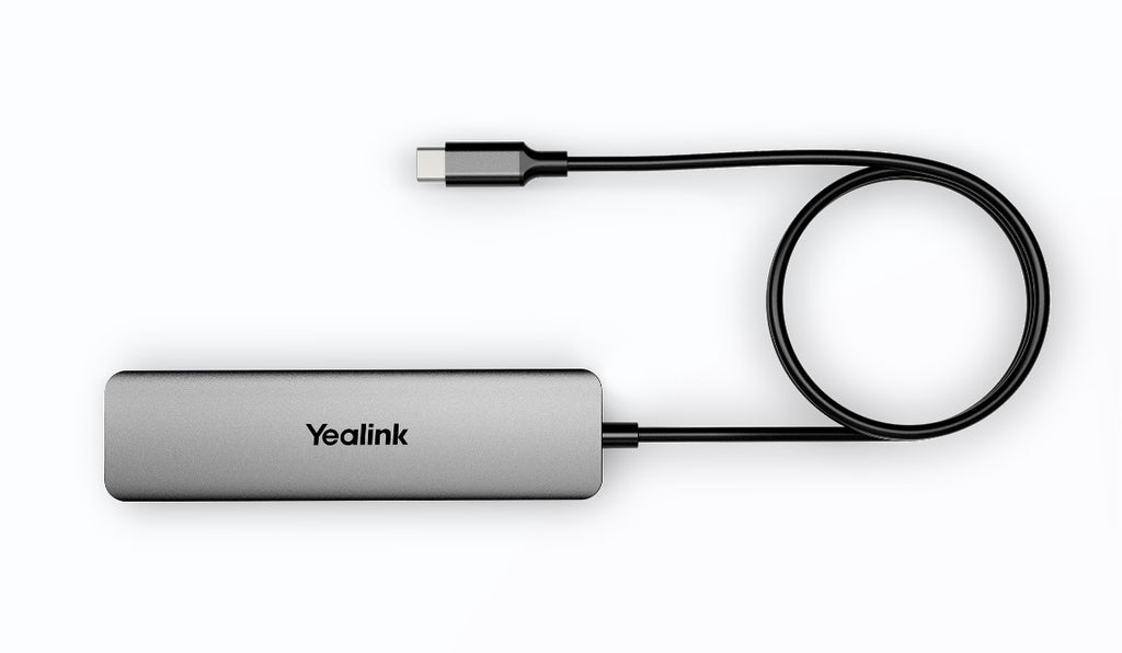 Yealink BYOD Box Cable Hub, with 1.5m USB-C Cable (USB-C to USB-A adapter included), easy plug&play setups,  Support to charging the connected laptop - Image 3