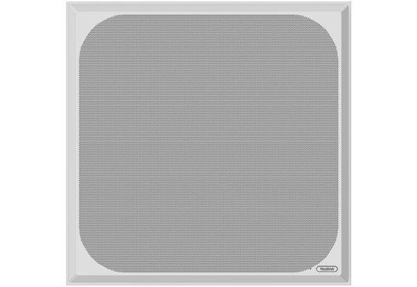 Yealink CM50 ceiling microphone, 127 MEMS microphones, beamforming, 6 pickup zones, 8m pickup range, AI noise reduction, AEC, Dante AES67, Teams Room - Image 1