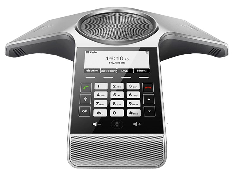 Yealink CP930W Wireless DECT Conference Phone,Huddle Room With Up to 6 People,Noise Proof Technology,Voice Pickup,Hybrid UC Meeting,Touch Keyboard - Image 1