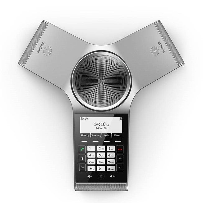 Yealink CP930W Wireless DECT Conference Phone,Huddle Room With Up to 6 People,Noise Proof Technology,Voice Pickup,Hybrid UC Meeting,Touch Keyboard - Image 2