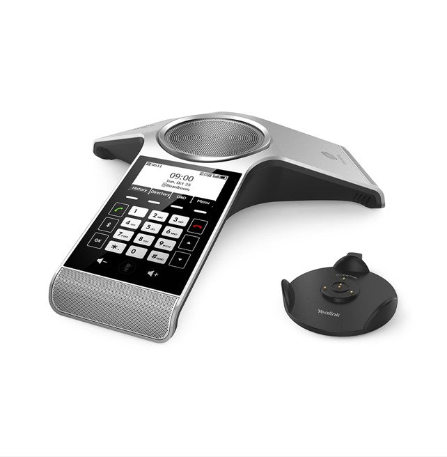 Yealink CP930W Wireless DECT Conference Phone,Huddle Room With Up to 6 People,Noise Proof Technology,Voice Pickup,Hybrid UC Meeting,Touch Keyboard - Image 3