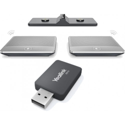 Yealink CPW90 Wireless Expansion Mic Package Suits MVC Systems - Inc the DD10K, DECT, HD Voice Quality, Echo cancellation, Full Duplex Technology - Image 2