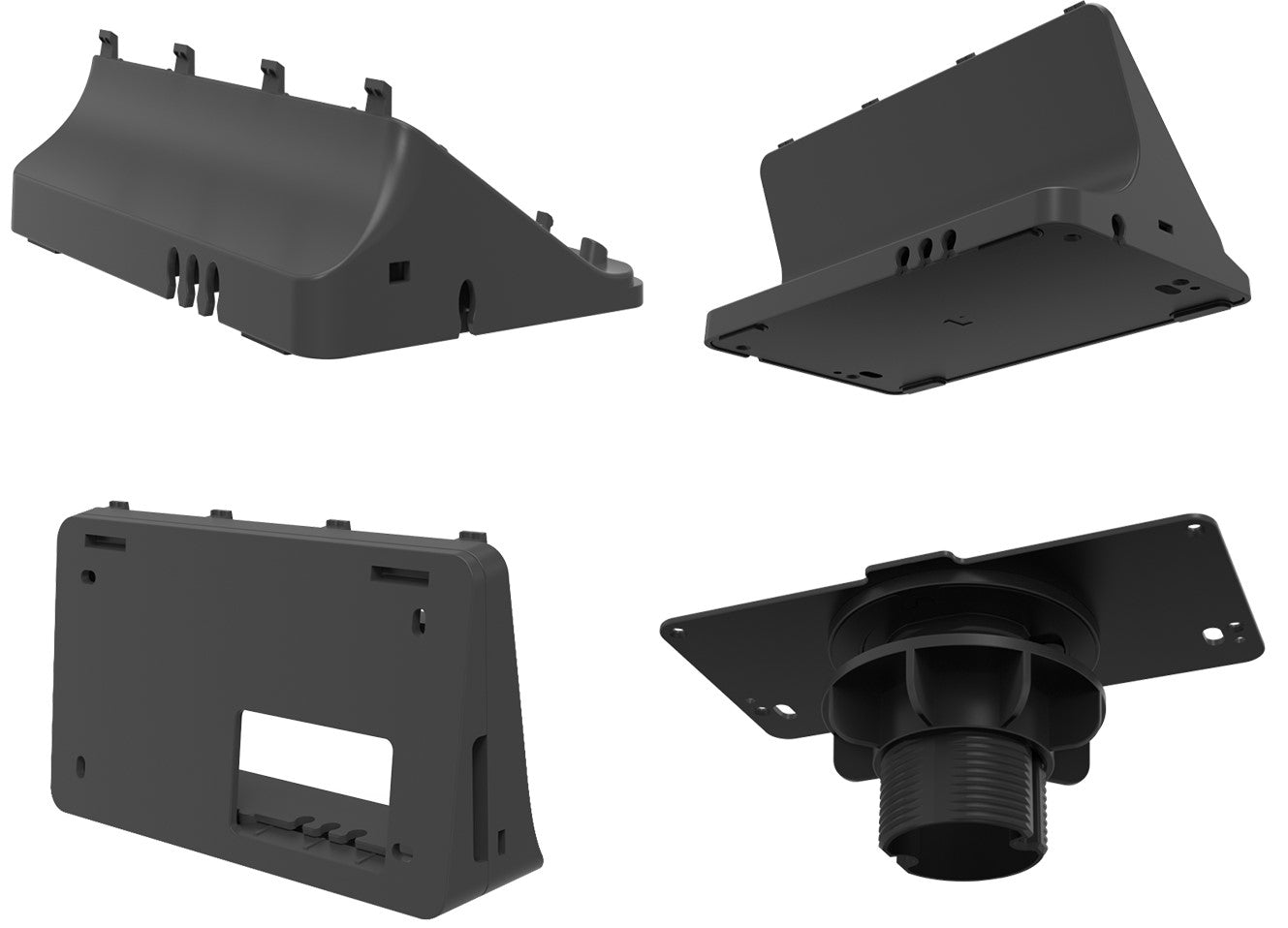Yealink CTP25 Mount Kits Mounting option for CTP25, Desk Stand (Low/High): place on the table Wall Mount: mount on a wall and Table Lock Kit - Image 2