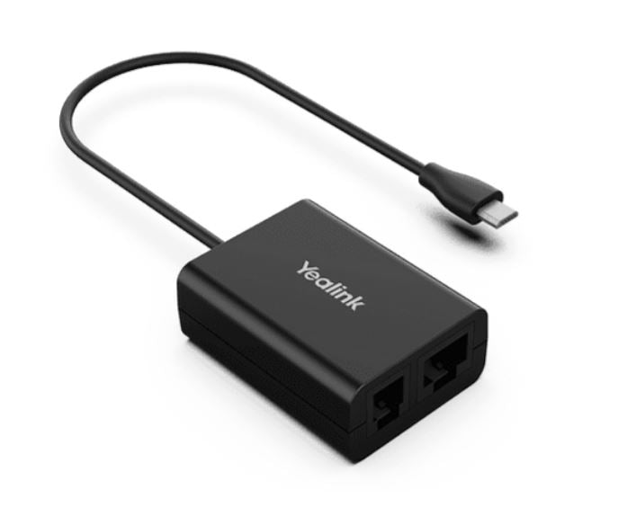 Yealink EHS40 Wireless Headset Adapter Suits Plantronics/Jabra/Sennheiser Headsets, Suits T43U, T46U, T48U - Image 3