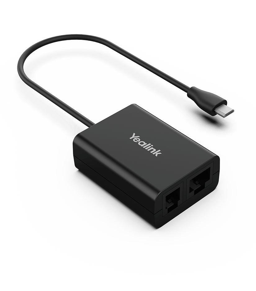 Yealink EHS61 Wireless Headset Adapter for WH62/3, Compatible with Unify/Mitel/Yealink T27G/29G/4xG - Image 1