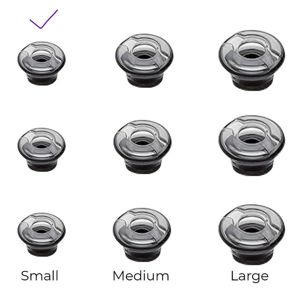 Yealink Ear tips for BH71 (small, 3pcs), Official Yealink replacement ear tips for BH71 headset, Improves noise isolation, Soft material