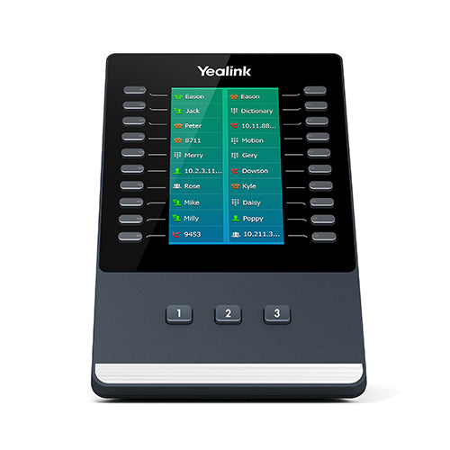Yealink EXP50 Colour-screen Expansion Module for Yealink T5 Series IP phones, Yealink T53/T53W/T54W/T57W/T58A, T56A/ T58A/MP56/MP58/MP58-WH