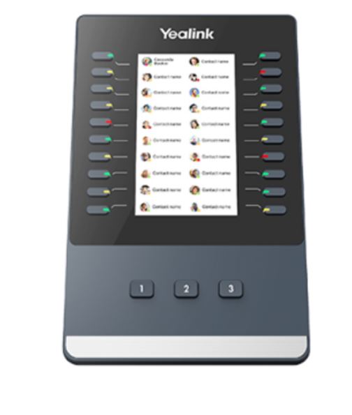 Yealink EXP50 Colour-screen Expansion Module for Yealink T5 Series IP phones, Yealink T53/T53W/T54W/T57W/T58A, T56A/ T58A/MP56/MP58/MP58-WH - Image 4