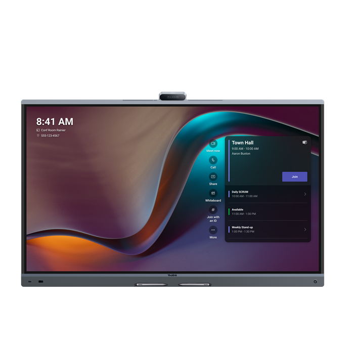 Yealink MB75Pro-A02 75'' MeetingBoard Pro Teams Rooms display, 4K touchscreen, 3x50MP cameras, 16 MEMS microphones, IntelliFocus, BYOD, Zoom Rooms - Image 5