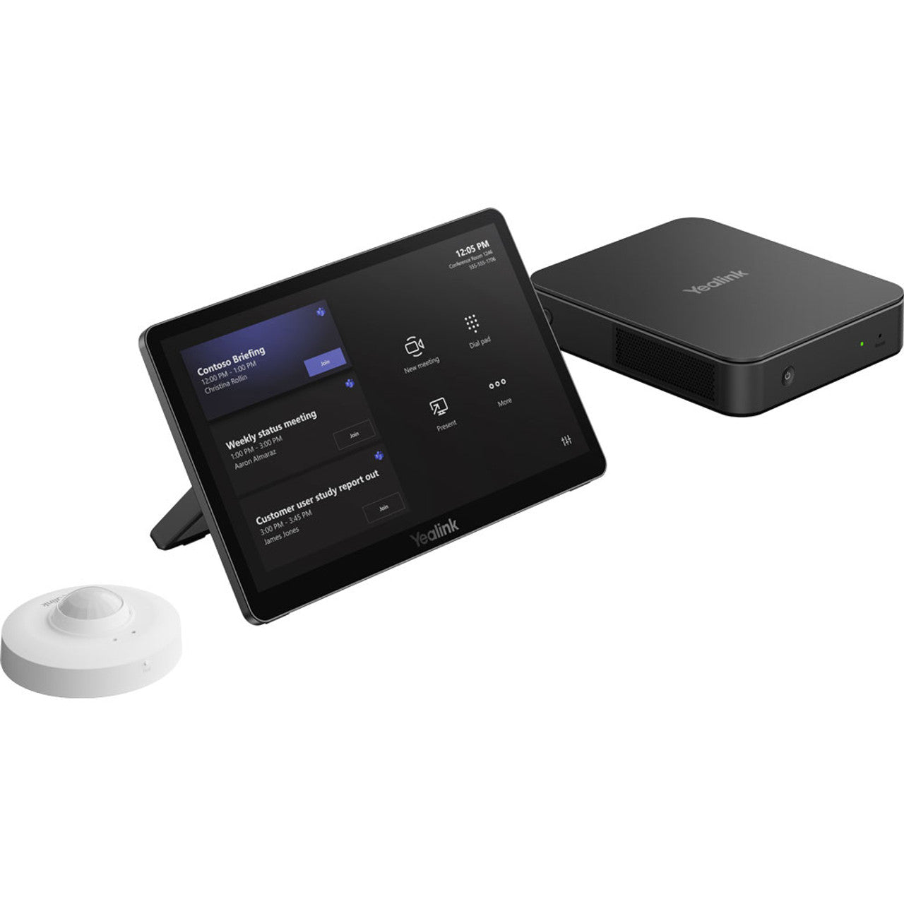Yealink MCore PRO, Mtouch-E2  for Microsoft Teams Rooms, MCORE Pro Mini PC, 8-inch IPS screen, 11th Gen Intel Core i5 - Image 1
