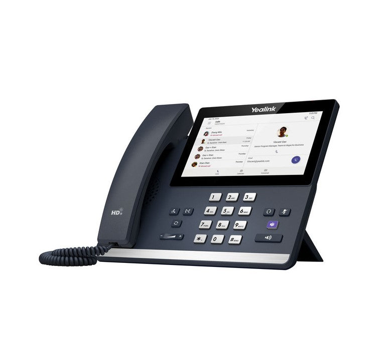 Yealink MP56 E2 Teams IP Phone, Android 13, Mid-level, Teams and Skype Compatible, 7-inch touchscreen, HD Audio, Teams button, Supports Office 365 - Image 4