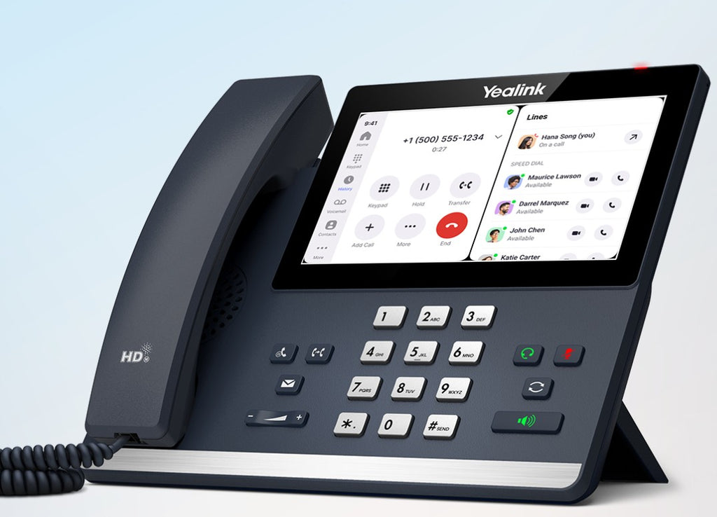 Yealink MP56 E2 Zoom IP Phone, Android 13, Mid-level, Zoom e Compatible, 7-inch touchscreen, HD Audio, Teams button, Supports Office 365 - Image 2