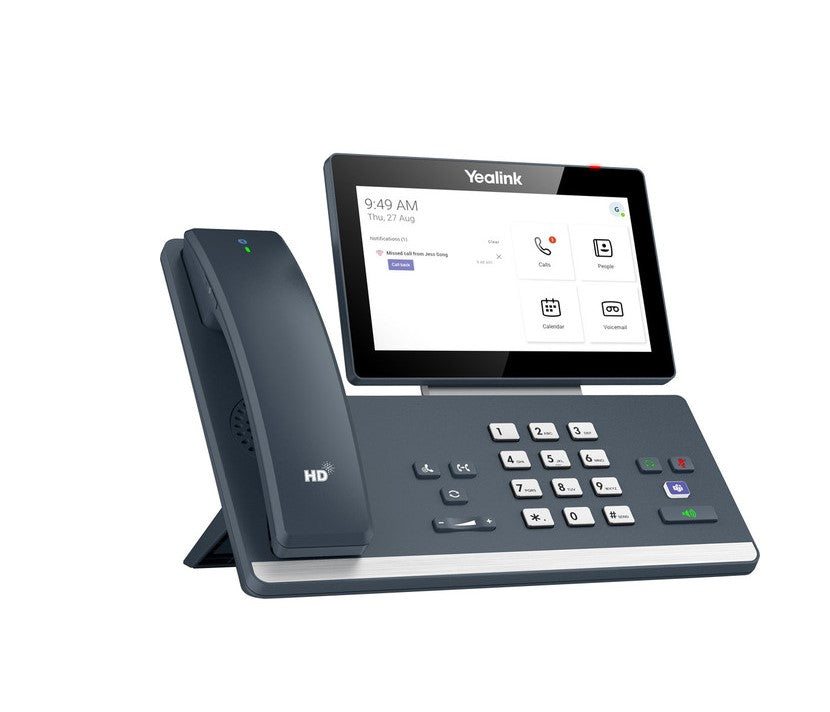 Yealink MP58 WH E2 Teams Android 13 Phone, Teams and Skype Compatible 7" Colour Touch Screen, HD Audio, Built-in Bluetooth and WiFi, Wireless Handset - Image 2