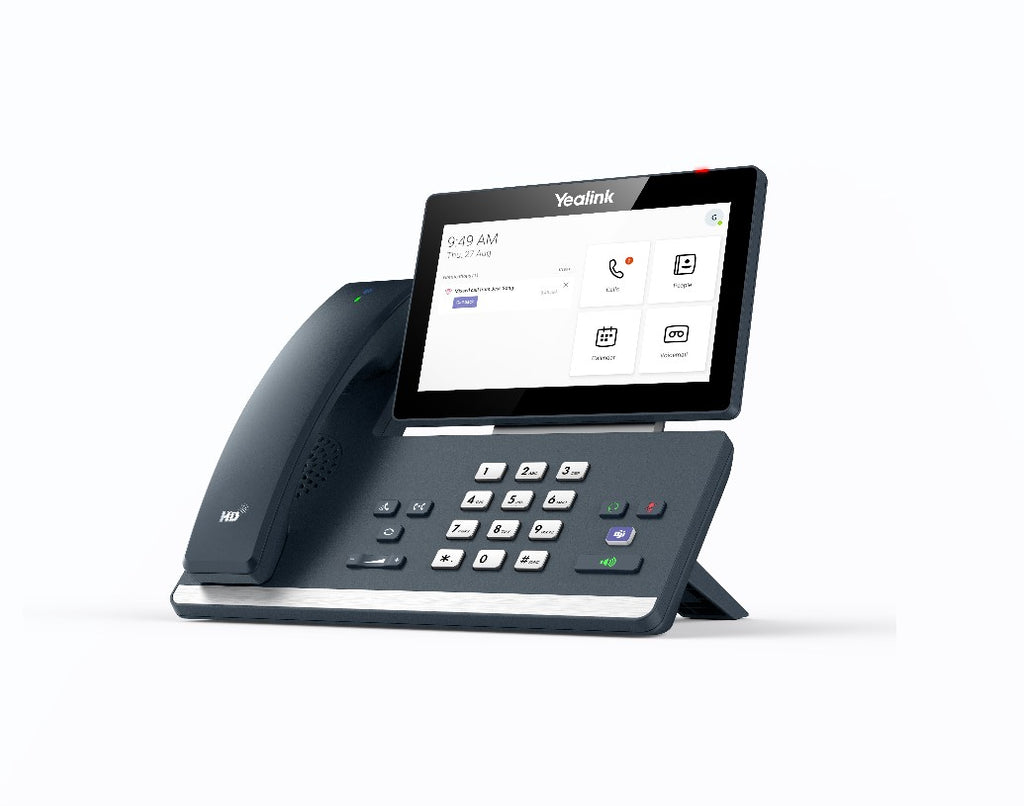Yealink MP58 WH E2 Teams Android 13 Phone, Teams and Skype Compatible 7" Colour Touch Screen, HD Audio, Built-in Bluetooth and WiFi, Wireless Handset - Image 1