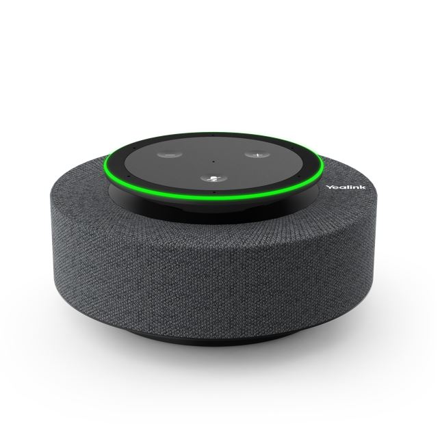 Yealink MSpeech Smart USB Speaker, 1.8m USB Cable, Built-in 3 Microphone Arrays, Voice regconition, Full-duplex technology, Cortana Assistant - Image 1