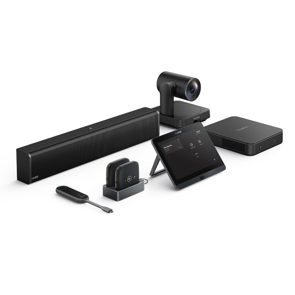 *LS Yealink MVC640 Microsoft Teams Rooms on Windows, MCore Pro, MTouch-E2, 1x UVC84 12x Optical Zoom Camera, 1x MSpeaker-II, 2x CPW65 and 1x WPP30 - Image 1
