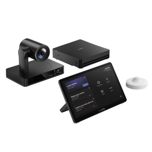Yealink MVC860 Microsoft Teams Rooms on Windows, Medium and Large Meeting Rooms, MTR Kit, UVC86 4K Dual Camera, MCoreKit C5, RoomSensor, *NO AUDIO* - Image 1