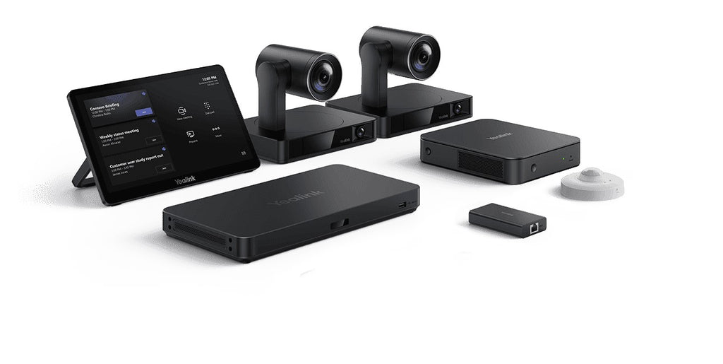 YealinkMVCS90 Windows based MTR, MCore Pro, Mtouch-Plus, Roomsensor, 1x AVHub, 2x UVC86 12x Optical Zoom Camera, 1x MVC-BYOD-Extender, No Audio Device - Image 1