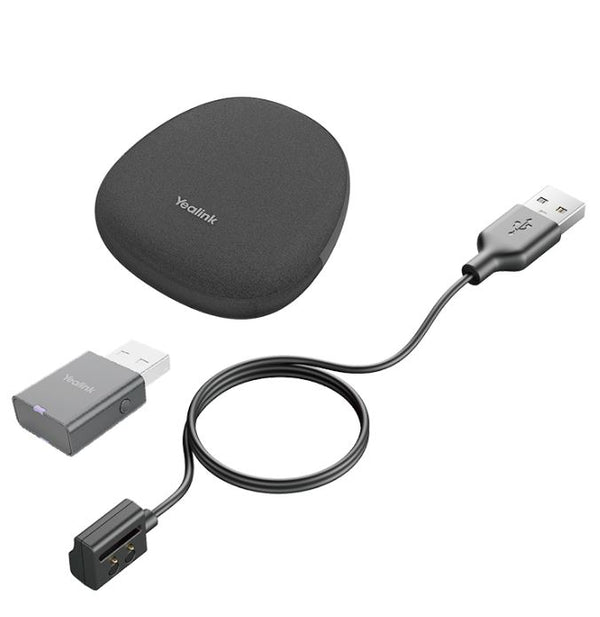 Yealink Portable Accessory Kit for WH63/67, Carry Case, Charging Cable, WDD60 DECT Dongle, Make DECT Headset Your Hybrid Work Booster