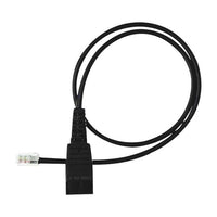 Yealink QD-RJ9-CORD,  QD to RJ Cord for YHS36/YHS34/YHS34 Lite, Quick Disconnect (QD) to RJ9 converter for Yealink YHS34, YHS34 Lite, and YHS36 - Image 1
