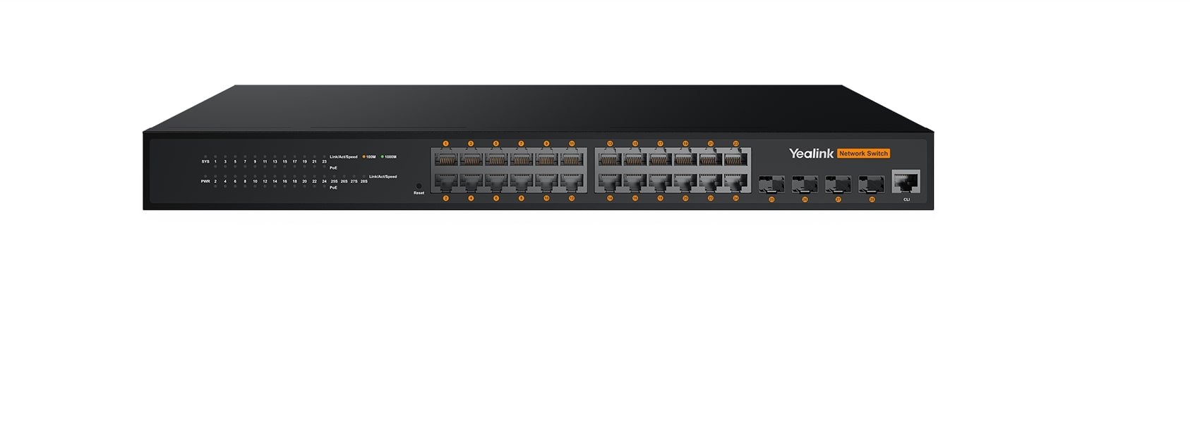 Yealink RCH240,Optimized for AVoIP,High-Capacity Connectivity & Power,L2+ Managed Features,Easy & Reliable Deployment - Image 1