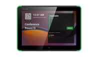 Yealink Roompanel Android based Scheduling Panel 8-inch, flush mount kit for wall or glass, 20° Tilt, PSU included, Yealink Platform, Microsoft Teams, - Image 1