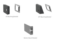 Yealink RoomPanel Mount Kits, Device Compatibility RoomPanel, 0° Mounting Bracket, 20° Mounting Bracket, Mullion Mount Bracket - Image 1