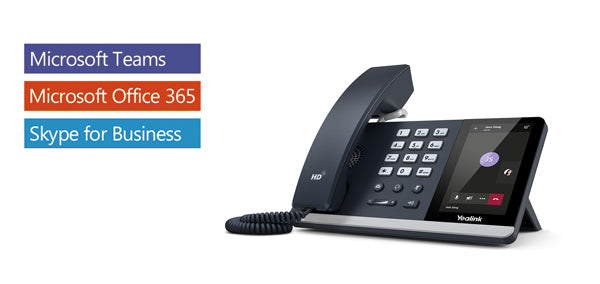 *EOL Yealink T55A -Skype For Business Edition, IP Phone, 4.3" Screen, HD Voice, USB, Dual Gigabit,  (Power Adapter & Wall Mount Bracket Optional) - Image 5