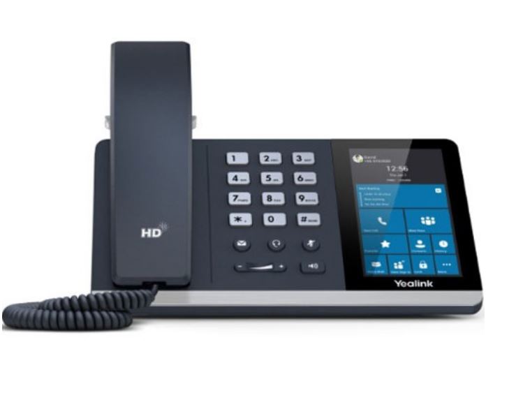 Yealink T55A -Skype For Business Edition, IP Phone, 4.3" Screen, HD Voice, USB, Dual Gigabit,  (Power Adapter & Wall Mount Bracket Optional) - Image 2