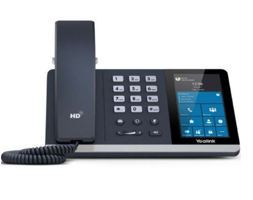 *EOL Yealink T55A -Skype For Business Edition, IP Phone, 4.3" Screen, HD Voice, USB, Dual Gigabit,  (Power Adapter & Wall Mount Bracket Optional) - Image 2