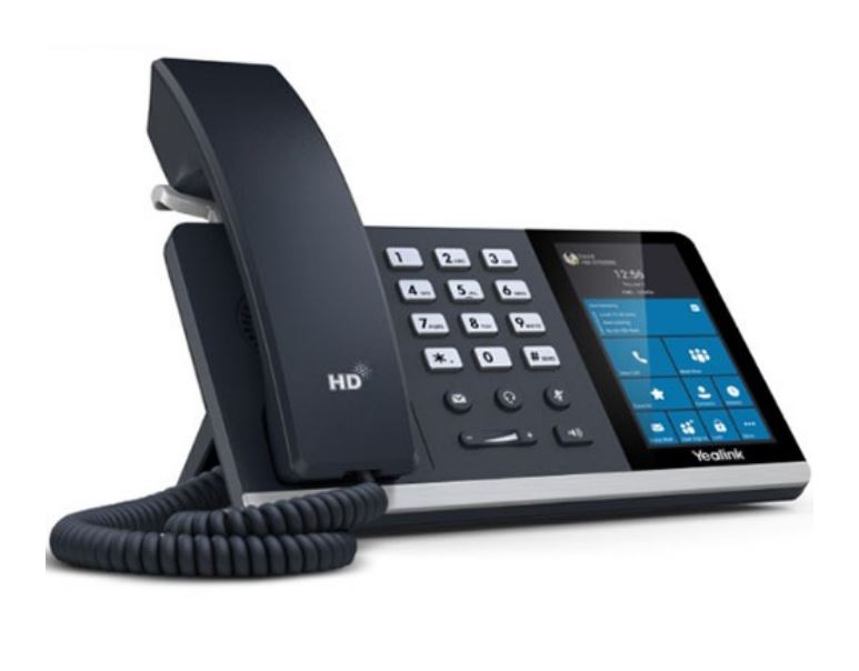 Yealink T55A -Skype For Business Edition, IP Phone, 4.3" Screen, HD Voice, USB, Dual Gigabit,  (Power Adapter & Wall Mount Bracket Optional) - Image 3