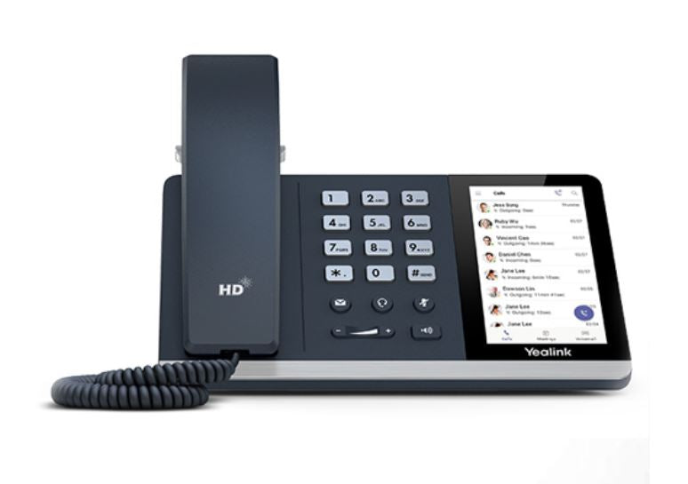 Yealink T55A -Skype For Business Edition, IP Phone, 4.3" Screen, HD Voice, USB, Dual Gigabit,  (Power Adapter & Wall Mount Bracket Optional) - Image 4