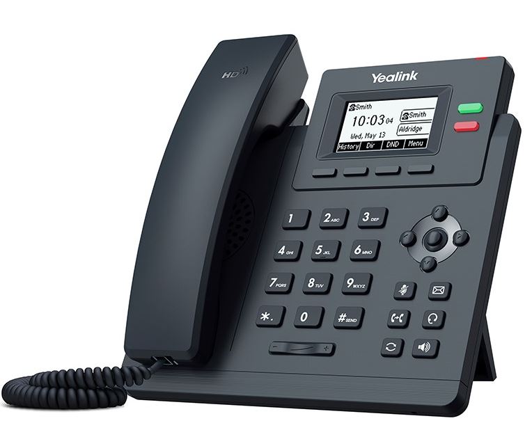 Yealink T31G 2 Line IP phone Basic Desk Phone, 132x64 LCD, Dual Gigabit Ports, PoE. No Power Adapter included, Zoom, HD Voice, 5-Way Local Conference - Image 4