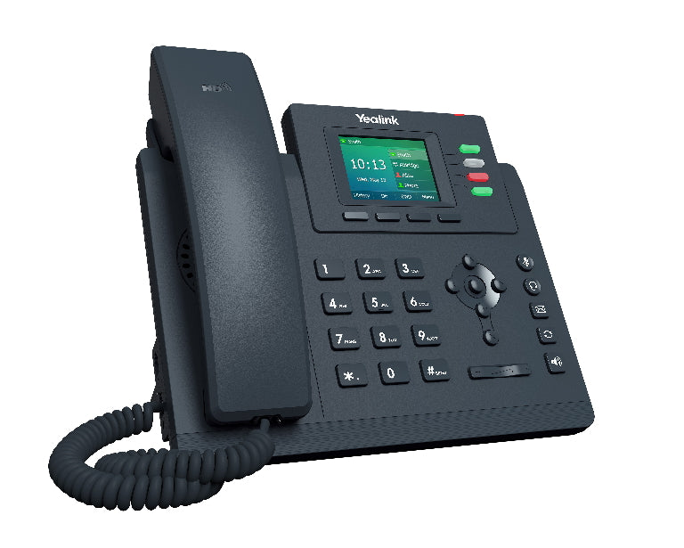 Yealink T33G 4 Line IP phone Entry-level, 320x240 Colour Display, Dual Gigabit Ports, PoE, HD Voice Quality, No Power Adapter included, Zoom, HD Voice - Image 3