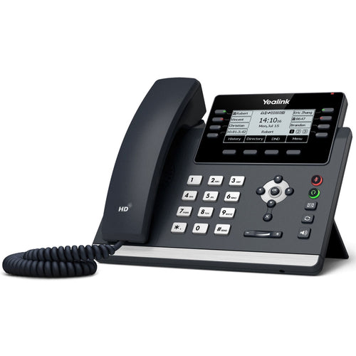 *LS Yealink T43U 12 Line IP phone, 3.7" 360x160 pixel Graphical LCD with backlight, Dual USB Ports, POE Support, Wall Mountable, ( T42S ), 3.7" screen - Image 1
