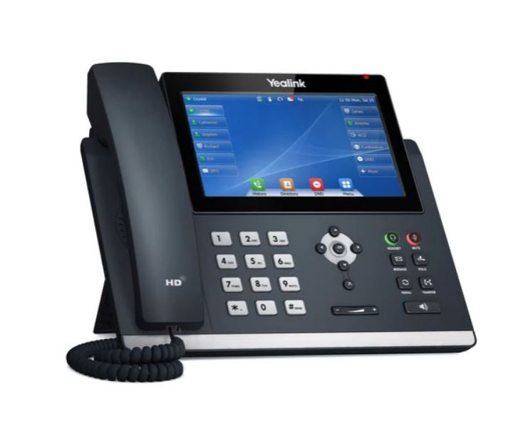 Yealink T48U 16 Line IP phone, 7" 800x480 pixel colour touch screen, Optima HD voice, Dual Gigabit Ports, 1 USB port for BT40/WF40/Recording, (T48S) - Image 3