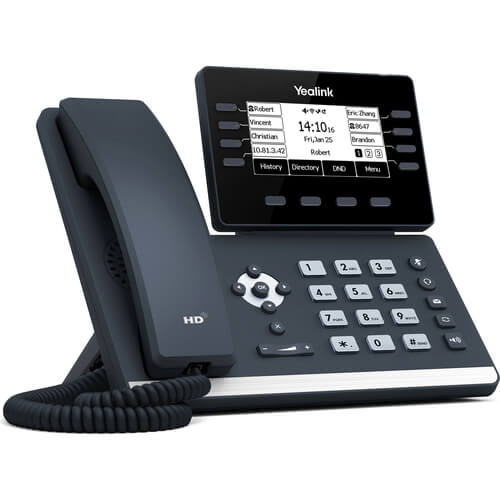 Yealink SIP-T53, 12 Line IP HD Phone Prime Business Phone, 3.7" 360 x 160 greyscale screen, HD voice, Dual Gig Ports, USB 2.0 Port, SBC Ready - Image 3