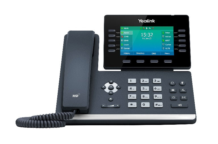 *LS Yealink T54W, 16 Line IP HD Phone, 4.3" 480 x 272 Colour Screen, HD Voice, Dual Gig Ports, Built In Bluetooth And WiFi, USB 2.0 Port, SBC Ready *L - Image 5