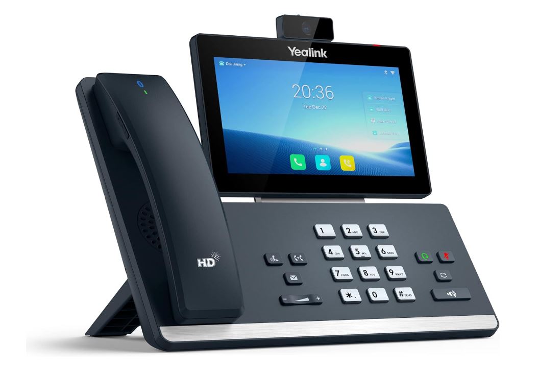 Yealink T58W-C 16 Line IP HD Android Phone with HD Camera, 7" colour touch screen, HD voice, Dual Gig Ports, Built-in Bluetooth& Wifi, USB 2.0 - Image 4